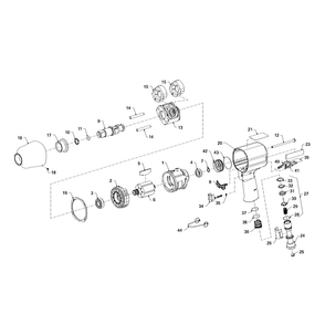Part Location Diagram of 2141-283 Ingersoll Rand Gasket, Motor